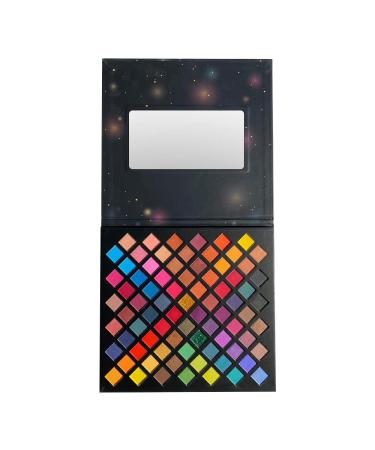 Prolux Cosmetics Carnival Eyeshadow Palette with 78 Shades  Includes 2 Pressed Glitters  34 Shimmer Shades and 42 Matte Shades
