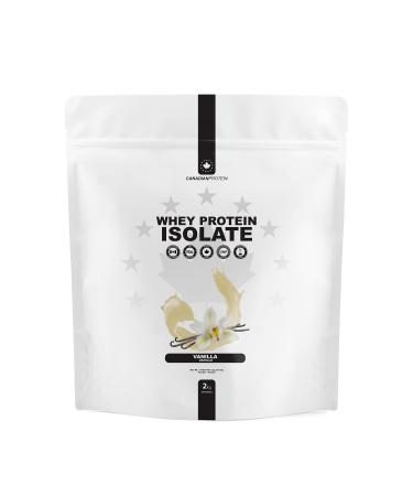 Canadian Protein 100% Whey Isolate 27g of Protein | 250g of Vanilla Flavoured Low Carb Keto Friendly Workout Recovery Drink | Protein Powder Rich in BCAA Amino Acids