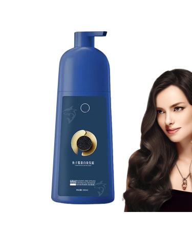 ETUCYNG Dye Shampoo - Caviar Hair Coloring Instant Hair Dye Shampoo Colored Hair Shampoo Black Hair Dye Shampoo 500 ml Colour Shampoo