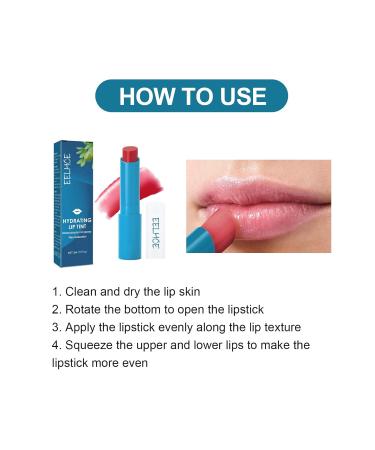 Hydrating Lip Tint - Sheer Color Chapstick | Ultra Moisturizer with Vitamin E for Dry Lips - Non-Sticky & Long-Lasting - Buy Online on GoSupps.com