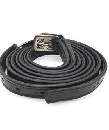 Aces Equine Stirrup Leathers Black for Horse Full Cob & Pony Sizes Cow Leather Softy (Cob) - Buy Online on GoSupps.com