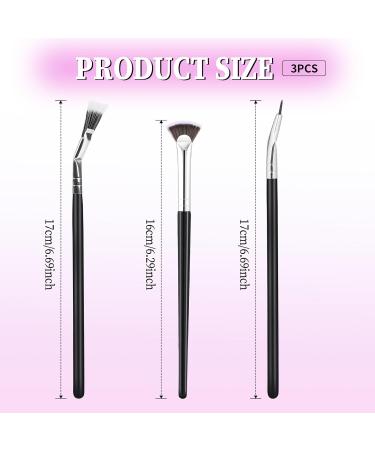 Folding Angle Lash Brush - Scalloped Mascara Applicator | Eyelash & Eyebrow Tool for Natural Lifted Look - Buy Online on GoSupps.com