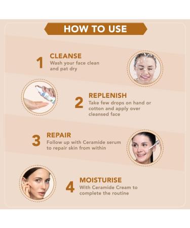 The Moms Co Natural Ceramide Face Toner for Women & Men | Replenishes Moisture | for All Skin Types - 100 ml - Buy Online on GoSupps.com