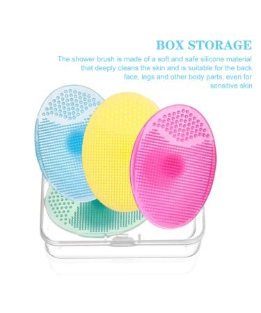 Zerodeko Baby Essentials: 2-Pack Silicone Bath Brushes for Gentle Cleaning and Sensory Stimulation - Perfect for Infant, Toddler, and Newborn Kids - Buy Online on GoSupps.com
