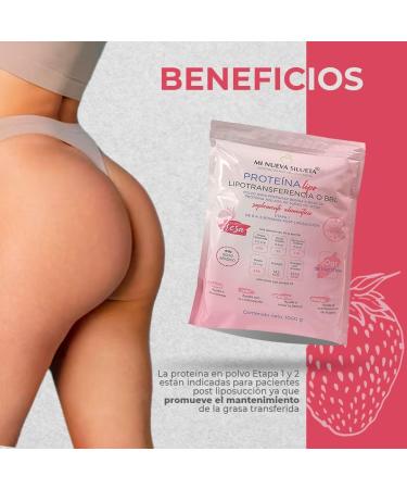 Buy Lipotransfer Protein Stage 1 - Isolated Whey Protein with Collagen for Fat Maintenance | Strawberry Flavor - International Shipping Available - Buy Online on GoSupps.com