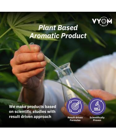 Vyom Shankhpushpi Anti-Hair Fall Oil - Strengthen & Nourish Hair | Certified Organic Plant-Based | 100ML - Buy Online on GoSupps.com