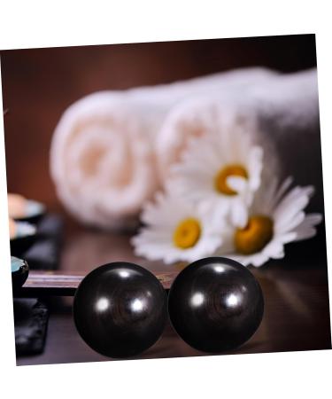 2nd Hand Wooden Massage Balls - Handball Stress Relief Exercise Tool | Chinese Rosewood Craft - Buy Online on GoSupps.com