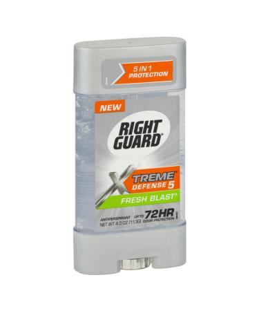 Rt Gd Xtm Gel A/P Frsh Bl Size 4z Right Guard Xtreme Clear Fresh Blast Power Gel Antiperspirant Deodorant