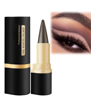 Ayky long wear gel eyeliner 2024 New Natural Black Eyeliner Cream Waterproof Smokey Eyeshadow Palette Stick Smudge Proof Eye Liner Waterproof Smudge Proof (02)