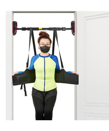 Back Stretcher with Adjustable Shoulder Strap - Spinal Decompression Device for Enhanced Flexibility at Home (L) | International Shipping Available - Buy Online on GoSupps.com