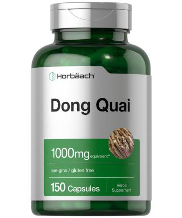 Horb ach Dong Quai Capsules | 1000mg | 150 Count | Non-GMO and Gluten Free Supplement | Traditional Herb