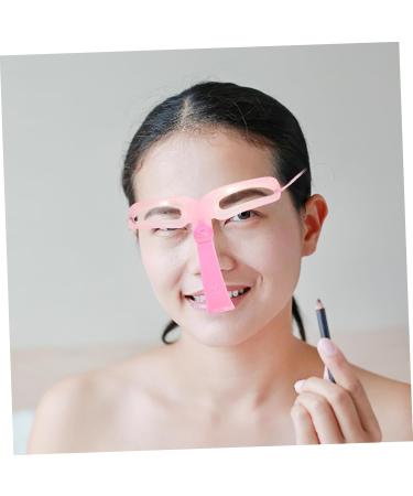 FOMIYES 6 Sets Eyebrow Aid Eyebrow Pen Household Eyebrow Tool Four Generations Replaceable Eyebrow Card 1 count (Pack of 1) Pinkx2pcs - Buy Online on GoSupps.com