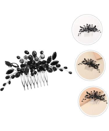 Housoutil Hair Accessories for Women Rhinestone Flower Headpiece Bridal Side Comb Women Hair Side Comb Wedding Hair Side Comb Decor Tiara Hair Pin Christmas Crystal Hair Comb Bride - Buy Online on GoSupps.com