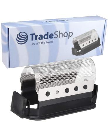 Trade-Shop Shaving foil replacement for Braun 420 422 428 for electric shaver + frame black/silver