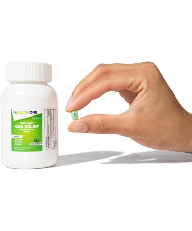 HEALTH ONE Extra Strength Gas Relief 125mg Simethicone 365 Softgels - Buy Online on GoSupps.com