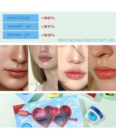 Sea & Moon Lip balm Set | Lip Balm Variety 8 Pack | 8 Flavours Original Honey Avocado Rose Sakura Honey-Peach Lemon & Strawberry 7g Each | Lip Balm Gift Set - Buy Online on GoSupps.com