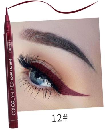 FOMIYES 24 Pcs Waterproof Liquid Eyeliner Eyeline Liquid Pencil Liquid Eyeliner Pencil Set Painted Makeup 1 count (Pack of 1) As Shownx2pcs - Buy Online on GoSupps.com
