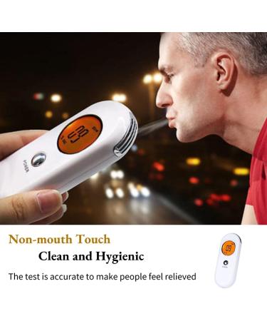 Portable Digital Breathalyzer Alcohol Tester - Real-Time LCD Display & Audible Alert - Buy Online on GoSupps.com