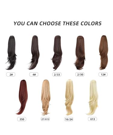 HewEicsy 20 Ponytail Extension Synthetic Hairpiece Blonde - Clip-in Daily Fluffy Ponytail Wig for Women - Buy Online on GoSupps.com