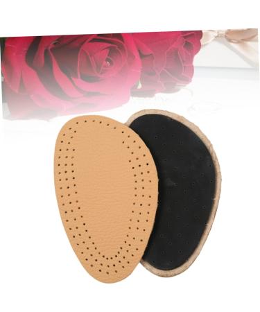 FRCOLOR 2pcs Leather & Latex Half Insoles | Non-Slip Heel Cushion & Ball of Foot Inserts for High Heels | Comfortable Shoe Pads for Women - Buy Online on GoSupps.com