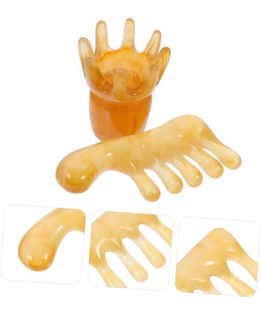 Buy Sewoart 2-Piece Jade Scalp Massager & Gua Sha Tools - Premium Massage Comb for Ultimate Relaxation - Buy Online on GoSupps.com