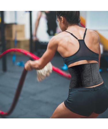 Adjustable Lumbar Lower Back Brace - Pain Relief Support Belt for Heavy Lifting & Herniated Disc - Unisex Black 40 IN - Buy Online on GoSupps.com