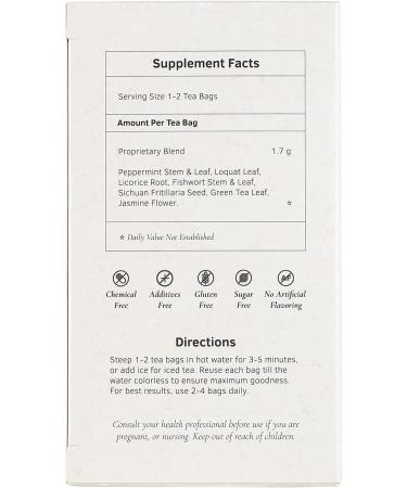 Health King QuitSmoking Herb Tea - Lung Cleanse & Throat Soothing Blend - 20 Tea Bags - Buy Online on GoSupps.com