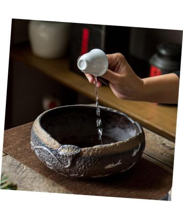 Milisten Tea Wash Matcha Mixing Bowl Outdoor Chinese Tea Cup Japanese Tea Cups Pottery Clay Chawan Matcha Green Tea Cup Mug Matcha Pouring Bowl Matcha Whisk Bowl Multipurpose Ceramics China - Buy Online on GoSupps.com