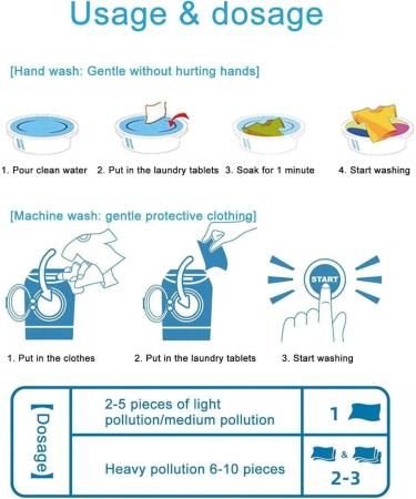 90 Pcs Laundry Detergent Sheets Nano-concentrated Washing Powder Sheets Laundry Cleaning Products Supplies Tablets Cleaning Liquidless Scent Laundry Powder Wash Sheets Nano-concentrated Pcs Pa - Buy Online on GoSupps.com