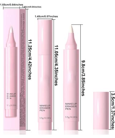  Jingmiger Makeup Blemish Corrector - 3.5 Gram Eyebrow Concealer Pen Instant Quick Drying for Beginners Lip and Eyebrow Makeup for Home Outdoors and Travel - Buy Online on GoSupps.com