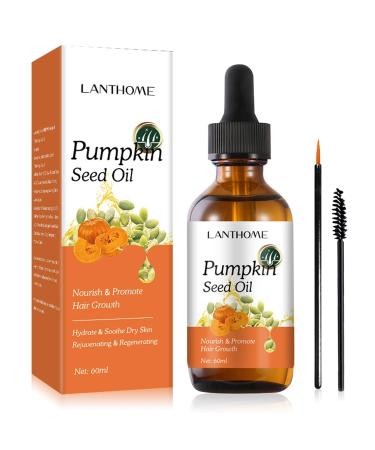 Pumpkin Seed Oil for Hair Growth 100% Organic Pumpkin Seed Oil for Hair Organic Pumpkin Seed Oil for Hair Growth Cold Pressed Aromatherapy Massage Oil Repair of Damaged Hair (1 Piece) 1 piece.