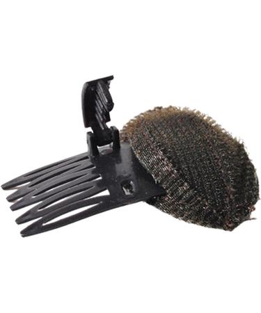 2 Perfect Puff Hair Head Cushion - Puff Hair Head Cushion fluffys Hair Pad Sponge Comb Clip | Women Sponge Volume Bump Inserts Hair Comb | Bun Hair Pad Accessories For Women Girls Hairstyle Black + Coffee - Buy Online on GoSupps.com