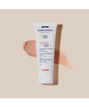 IsisPharma Ruboril Expert SPF 50+ Tinted Cream - Universal Redness Relief & UV Protection - Dermatologically Tested - Made in France - Buy Online on GoSupps.com