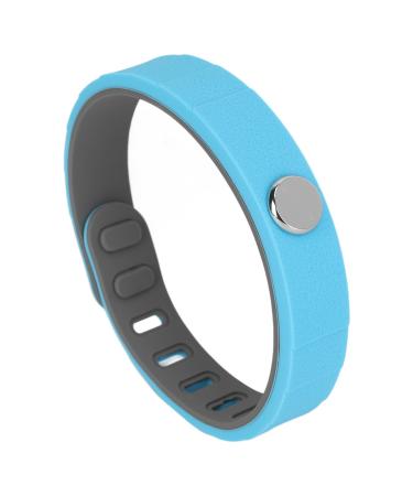 Sports energy bracelet non-static silicone-winter manner for electrostatic removal non-static silicone bracelet (blue)