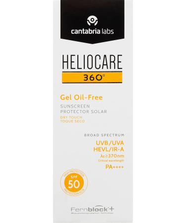 Difa Cooper SpA Heliocare 360 Oil-Free SPF 50 - 50ml | Buy Internationally | Best Sun Protection - Buy Online on GoSupps.com