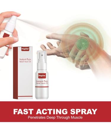  MagiSel Joint Soothing Spray Muscle Activation Spray Spra-y Lower Back Pain Relief for Neck Knees Shoulders Waist Legs 60ml - Buy Online on GoSupps.com