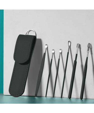 6 Pcs Ear Wax Removal Kit - Black - Buy Online on GoSupps.com