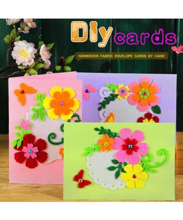 QIAONIUNIU Card Making Kits for Kids - DIY Handmade Greeting Cards for Christmas - Includes Folded Cards, Envelopes, Thank You Cards - Art Crafts Gift Set for Girls and Boys - Buy Online on GoSupps.com