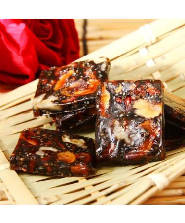 Healthy and nutritious rose red date sesame cake Ready to eat black sesame red jujube walnut cake Handmade pastries Dessert Sweet food Candy snacks gift pack Chinese specialties (30pcs) - Buy Online on GoSupps.com