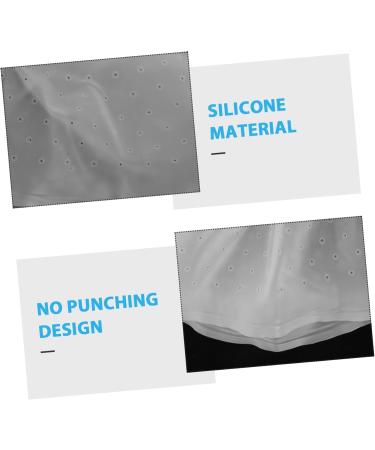 Mikinona Silicone Highlighter Cap Caps Barber Supply Hair Highlighting Kit Salon Hair Cap Salon Hair Highlight Hat Dyeing Color Tool Hair Highlighting Cap Dyeing Color Cap White - Buy Online on GoSupps.com