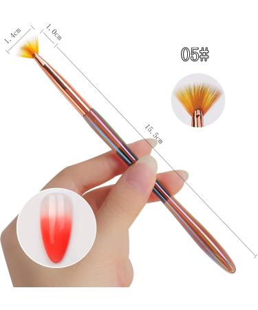 Creative Nail Art Pen With Colorful Handle Line Drawing And Phototherapy Nail Art Brush Convenient And Fun Tool Pull Wire Nail Pen 05 - Buy Online on GoSupps.com