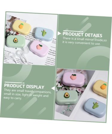 Buy Gatuida 32 Pc Colored Contact Lenses Case & Mirror Ideal Eye Care Holder for Fresh Lentils & Glasses International Shipping Available - Buy Online on GoSupps.com