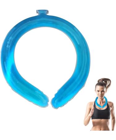 Cooling Neck Wraps | Ice Wrap for Cooling Neck Wearable and Portable Body Cooling Product Cooling Neck Wraps for Camping Study Sports Offices Hiking Travel Blue - Buy Online on GoSupps.com
