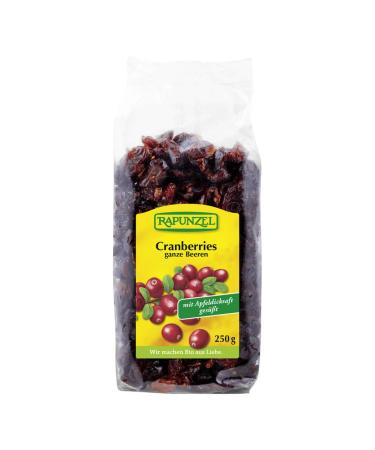 Rapunzel Naturkost Rapunzel - Cranberries - 0.25 kg - Pack of 8