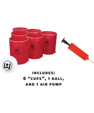 Wicked Big Sports Supersized Pong Outdoor Game | Tailgate Fun for All Ages | 6 Cups | Multi Color | 1 Pack - Buy Online on GoSupps.com