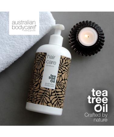 Tea Tree Oil Hair Conditioner 500ml | Anti-Dandruff Itchy & Dry Scalp Relief | 100% Vegan | For Men & Women - Buy Online on GoSupps.com