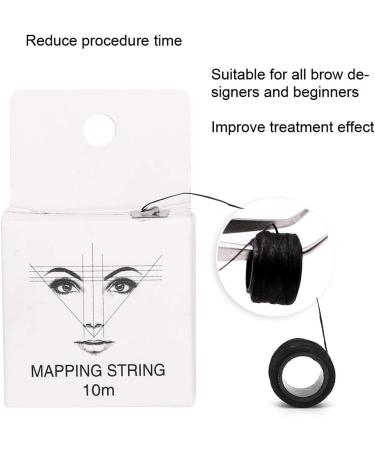 Pre-Inked Mapping String for Eyebrow Measuring Microblading Eyebrow Marker Thread Line Tool Microblading Supplies (10m) (10m) - Buy Online on GoSupps.com