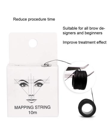 Filfeel Pre-Einked Mapping String for Eyebrow Measurement | Microblading Marker Thread Tool | 10m - Essential Microblading Supplies - Buy Online on GoSupps.com