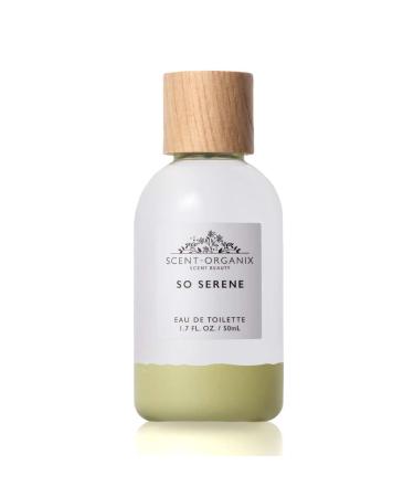 Scent-Organix So Serene Perfume for Men & Women - Citrusy and Fruity Scent with Notes of Mandarin Wild Freesia & Green Tea - Non-Toxic Vegan & Biodegradable Perfume - 1.7fl Oz