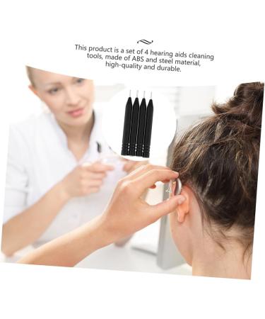 BCOATH Cleaning Kit 5pcs Earmold Cleaner Steel Needle Rod Earwax for Daily Care - Buy Online on GoSupps.com